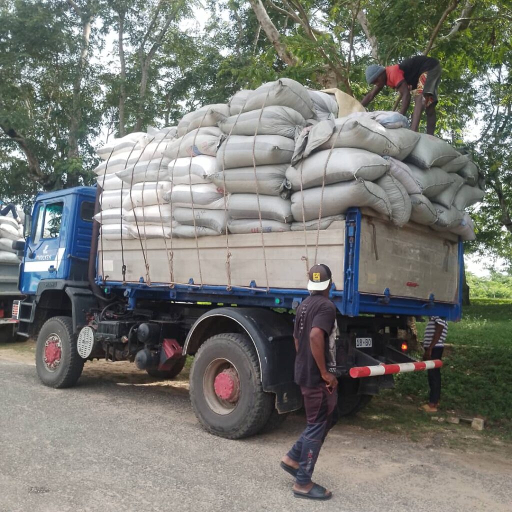 Transport de marchandise depuis les fermes